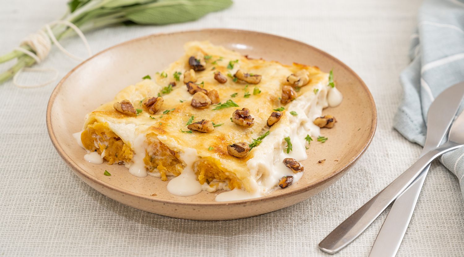 Creamy Roasted Butternut Squash Cannelloni Recipe | Farm Boy