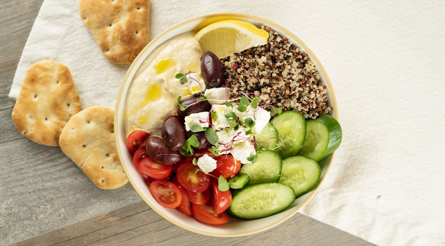 Mediterranean Quinoa Bowl Recipe Farm Boy Recipes