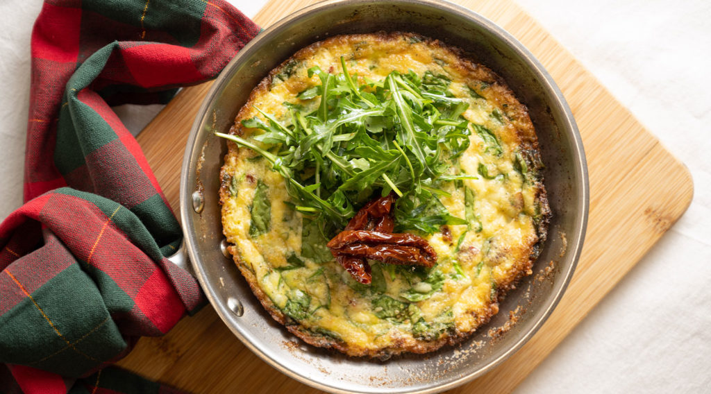 Cheesy Spinach and Sundried Tomato Frittata Farm Boy Recipes
