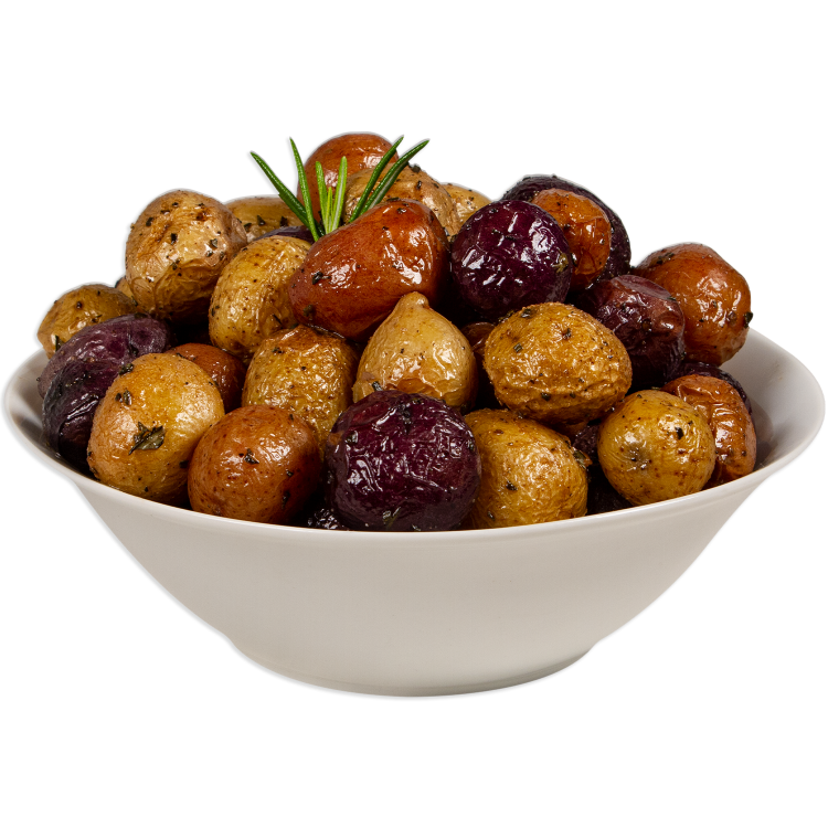 Roasted Tri Coloured Potatoes