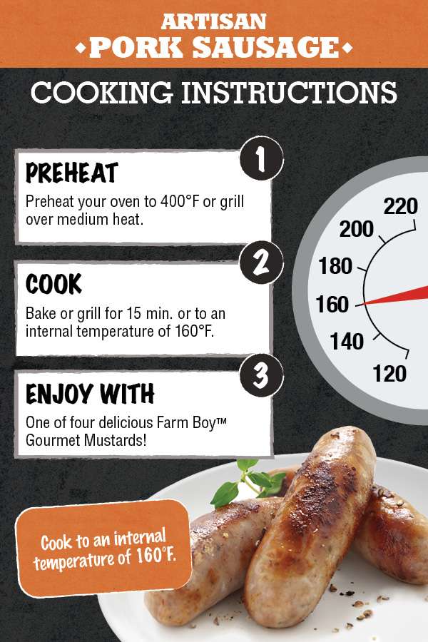 Farm Boy Cooking Instructions Pork Sausage