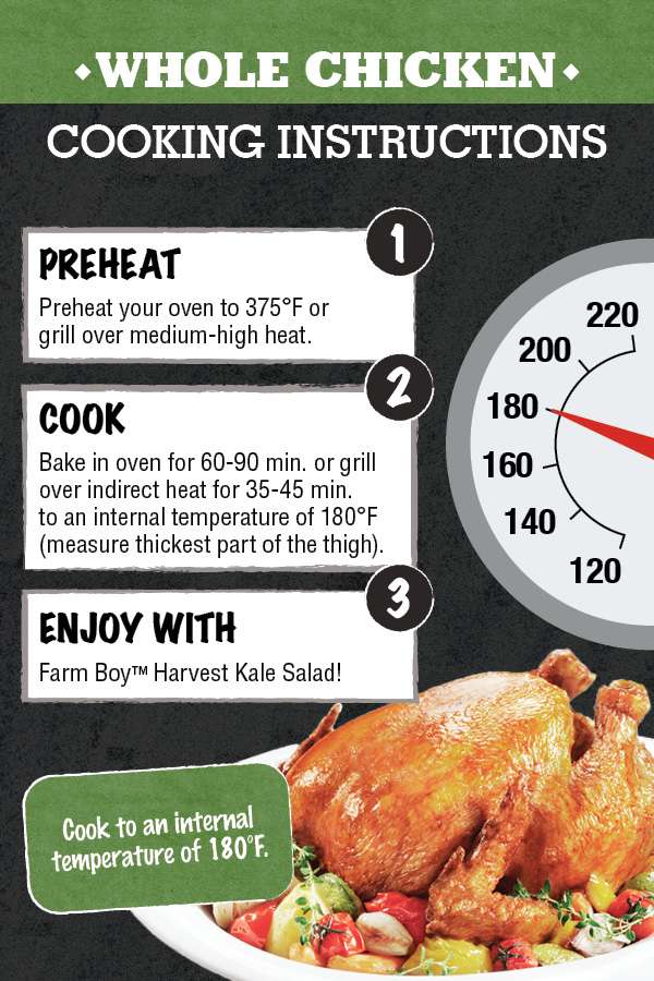 Farm Boy Cooking Instructions Whole Chicken
