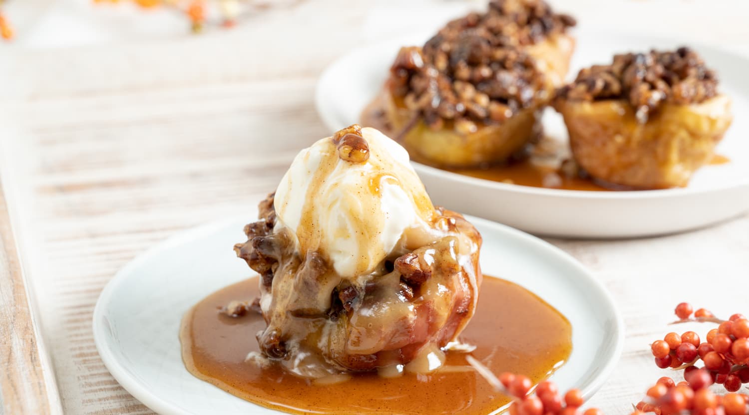 Baked Nutty Caramel Apples Recipe | Farm Boy Recipes