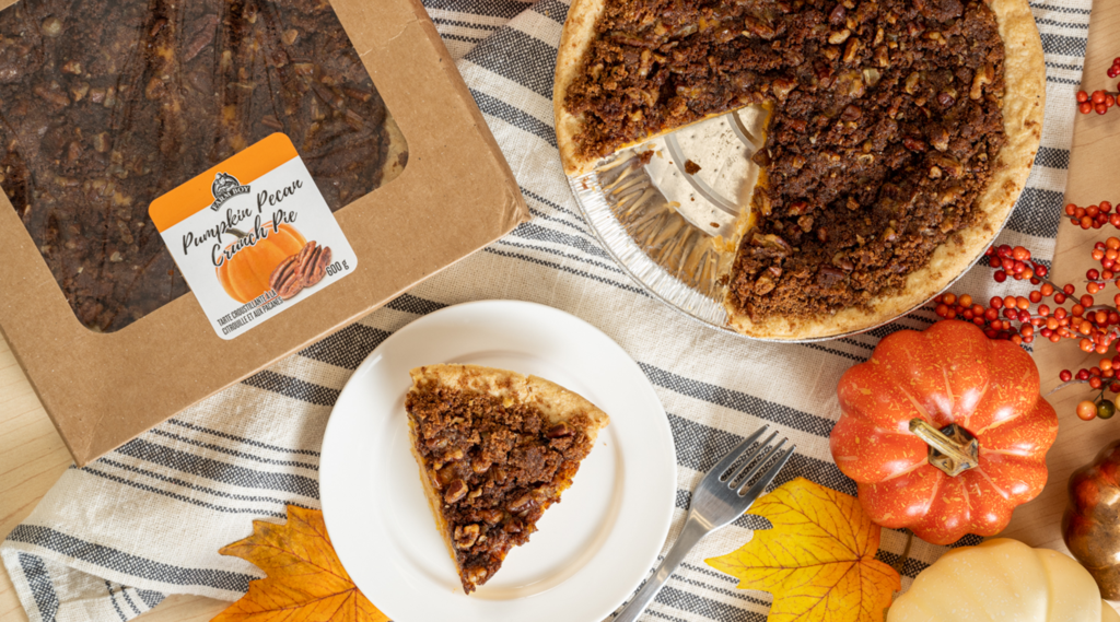 pumpkin pecan crunch pie