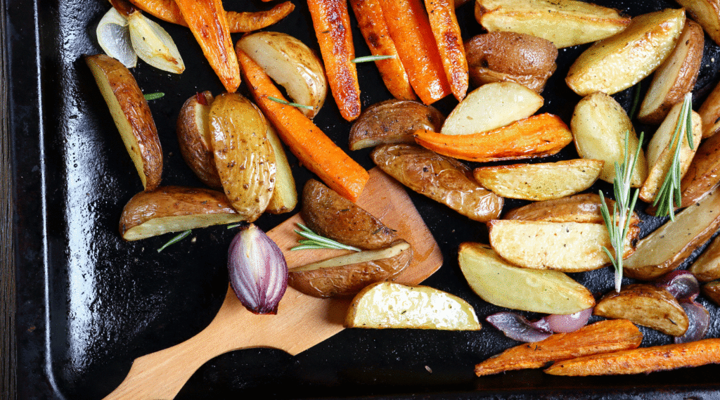 quick and hearty roasted vegetables