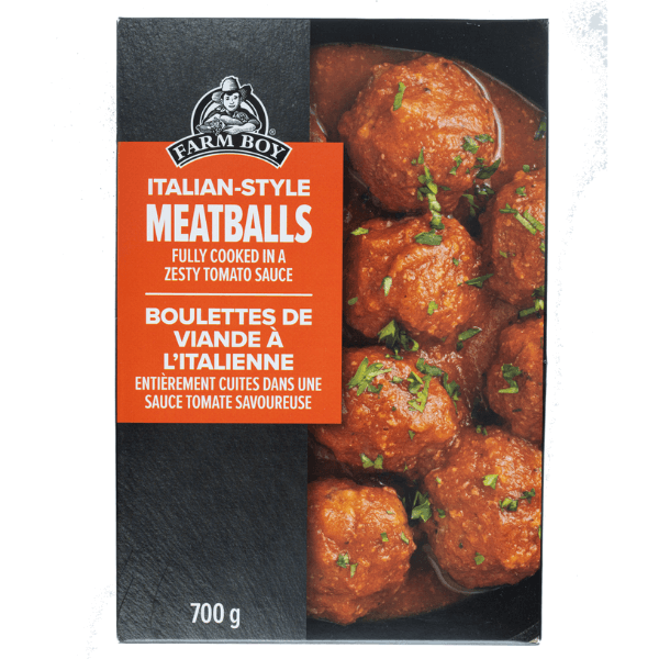 Package of Farm Boy Italian Style Meatballs