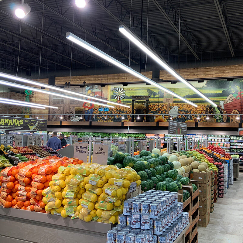 Image of the produce department inside Farm Boy Aurora Find fresh and local produce at Farm Boy Barrie.