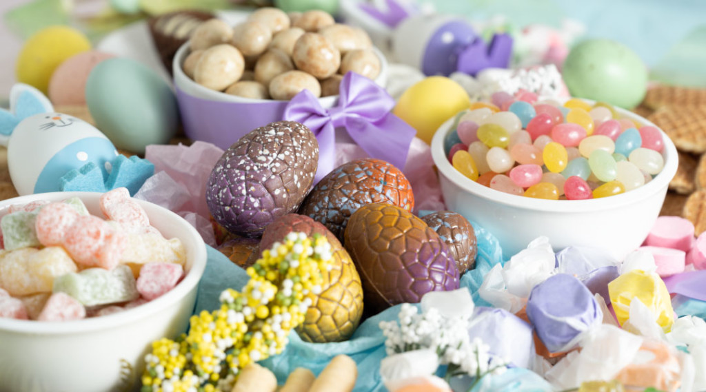 Easter candy selection