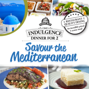 Savour the Mediterranean Indulgence Dinner for 2