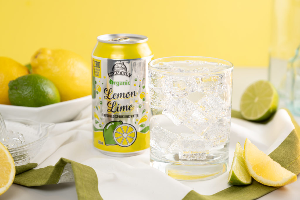Sparkling Lemon Lime Water