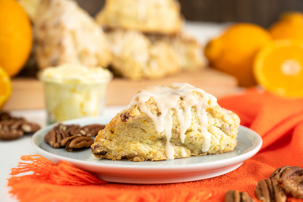sumo citrus and pecan scones