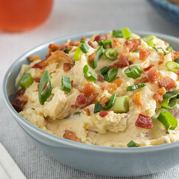 Bacon and Cheese Mashed Potatoes