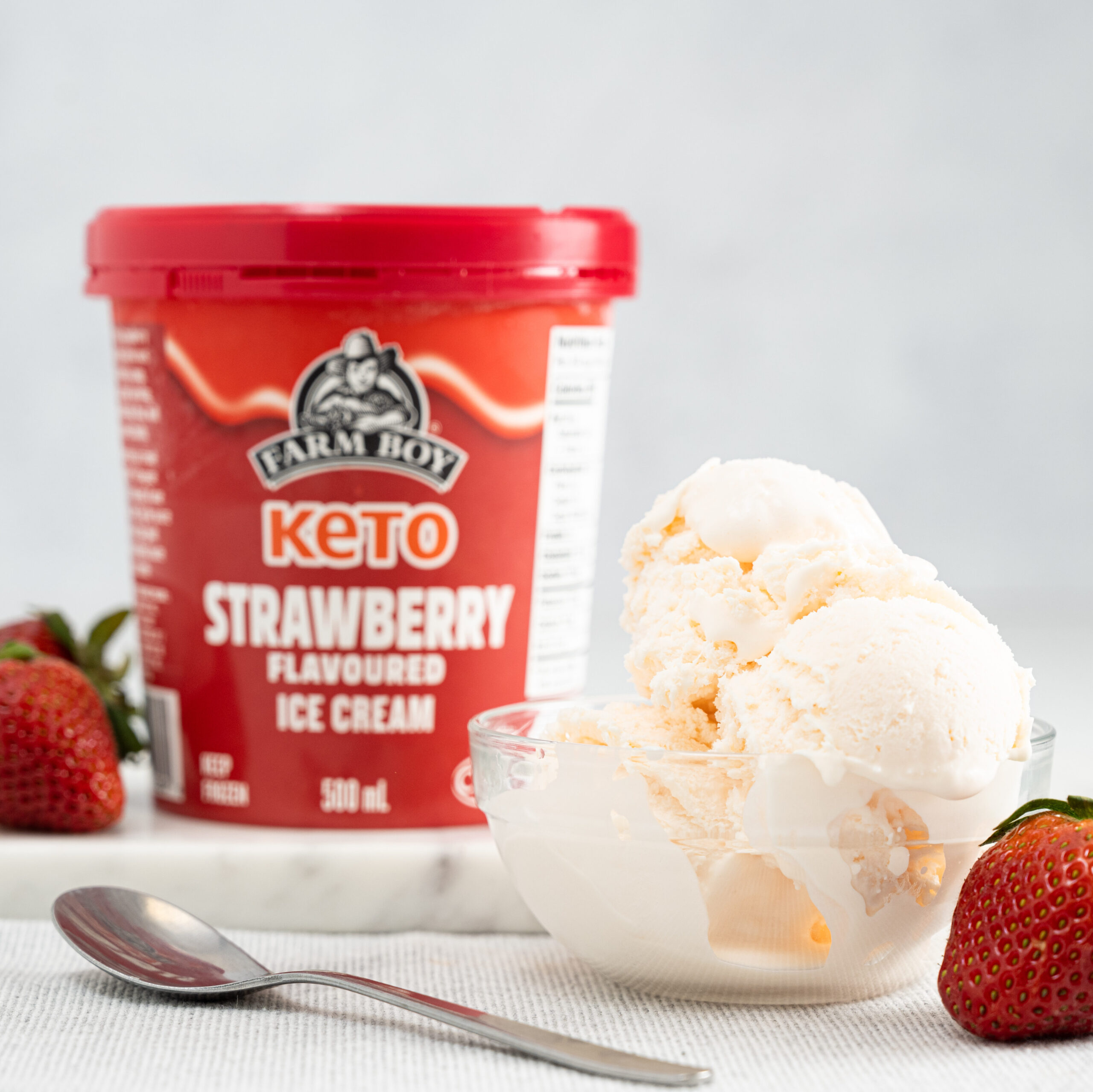 Strawberry Keto Ice cream