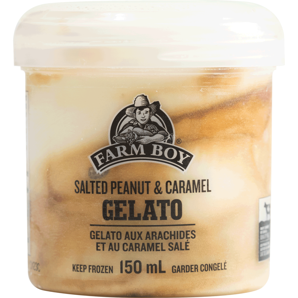 Salted Peanut & Caramel gelato