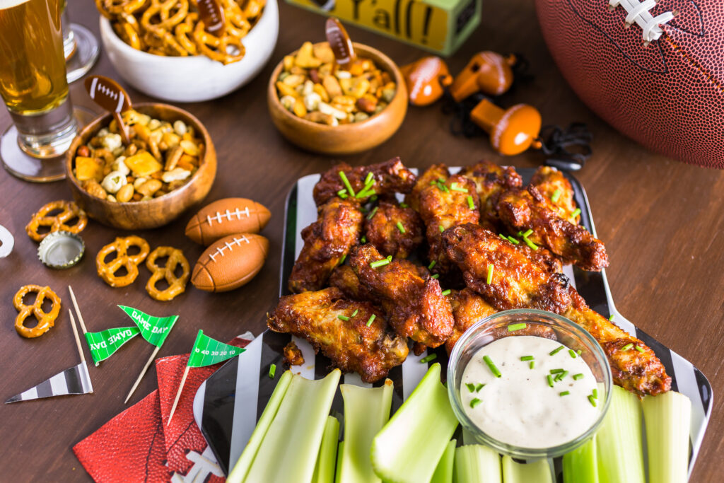 Game day appetizers and finger foods