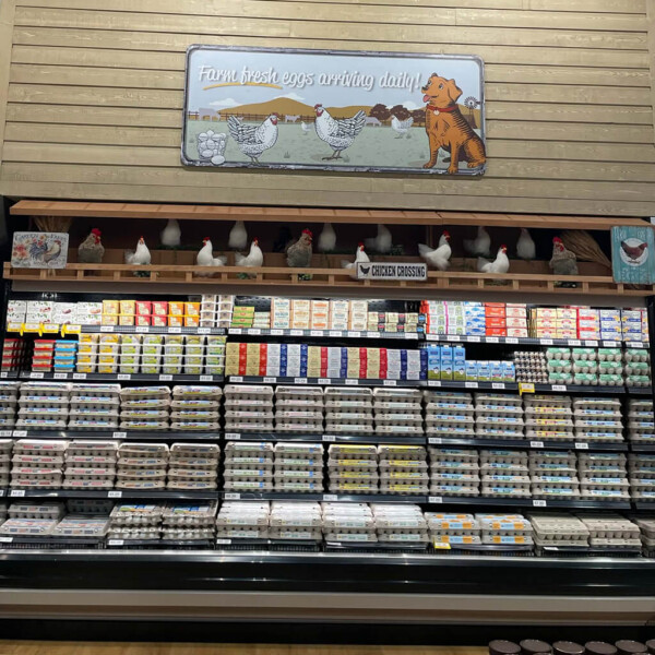 Dairy Section at Farm Boy Oshawa with Eggs products.
