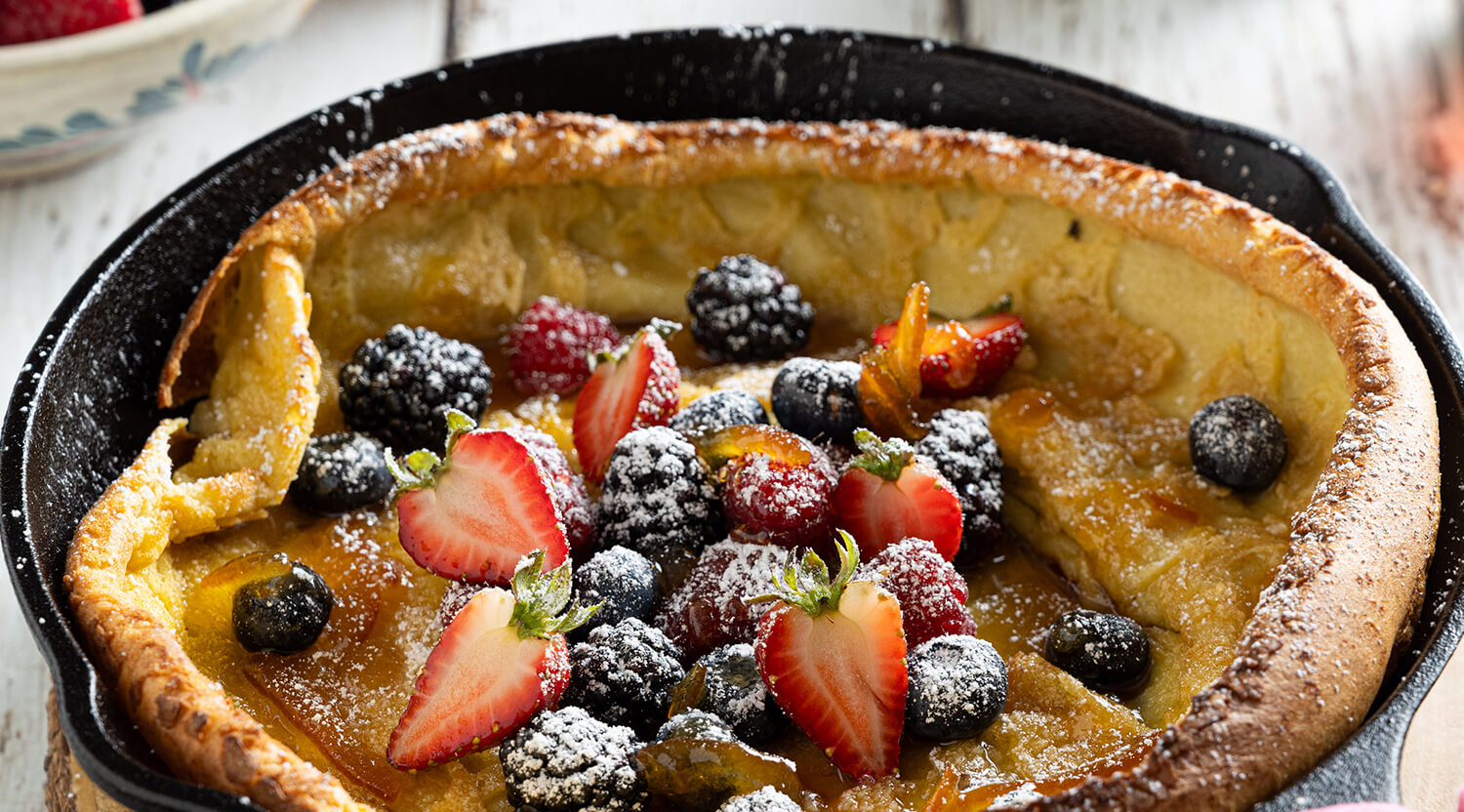 Berried Dutch Baby Pancake Recipe Farm Boy Recipes