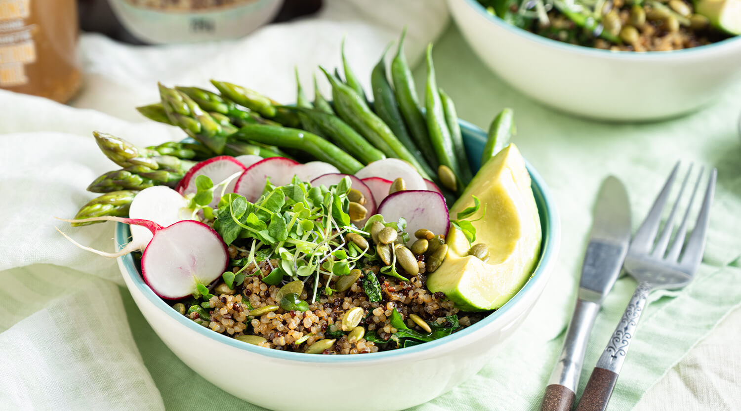 Quinoa, Asparagus, and Green Bean Salad Farm Boy Recipes