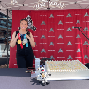 Sarah Nurse at Farm Boy Port Credit on July 20th. 