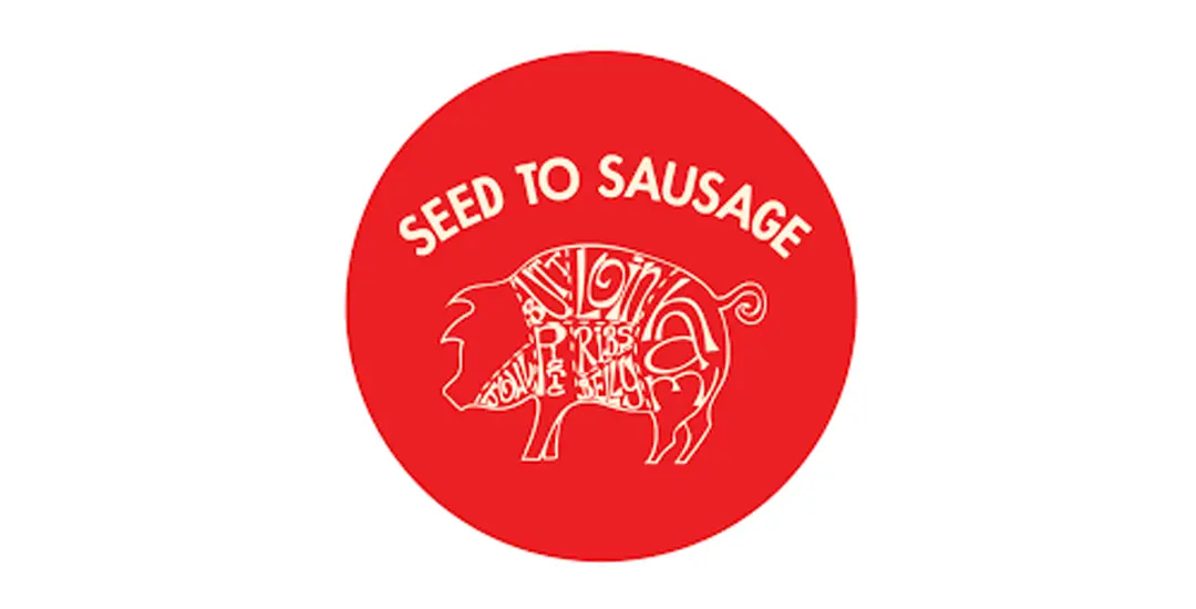 Logo of Seed To Sausage, a local vendor from Sharbot Lake. Ontario.