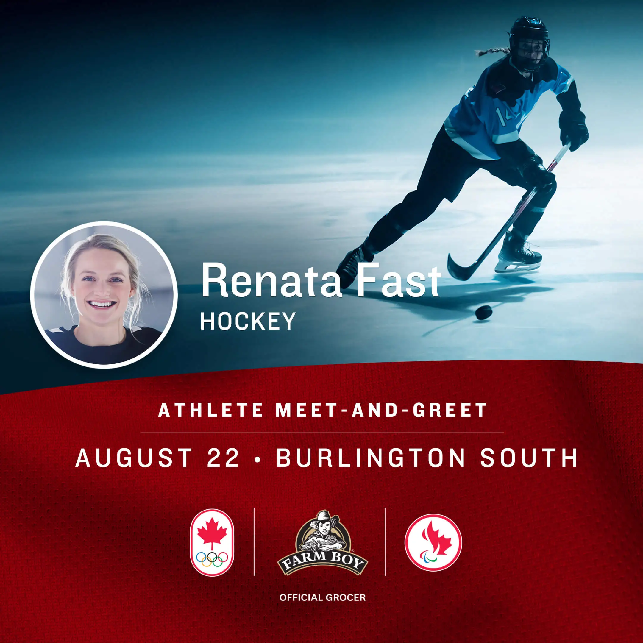 Renata Fast Meet and Greet on August 22, at our new Burlington South location.