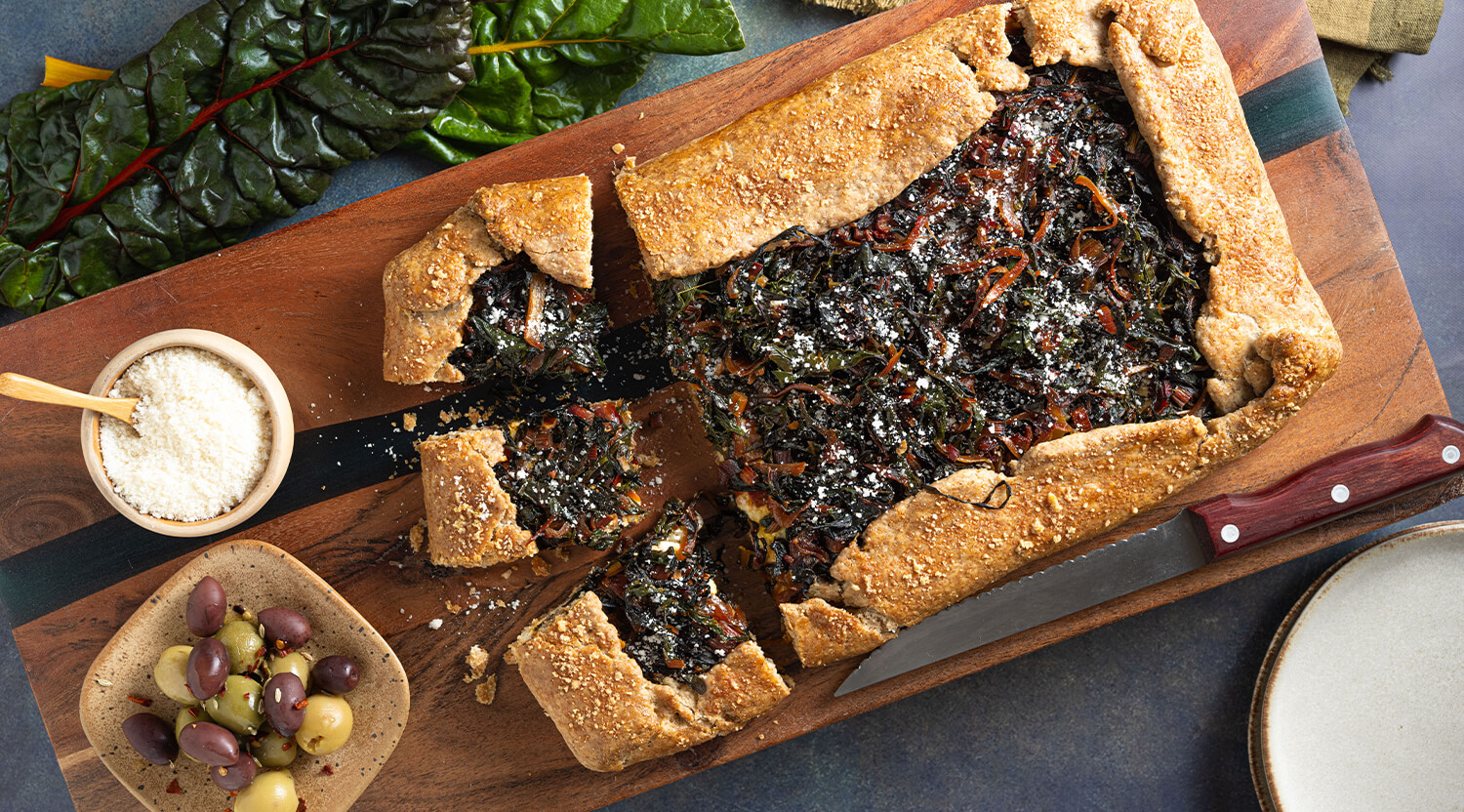 Rustic Swiss Chard and Ricotta Galette Recipe | Farm Boy
