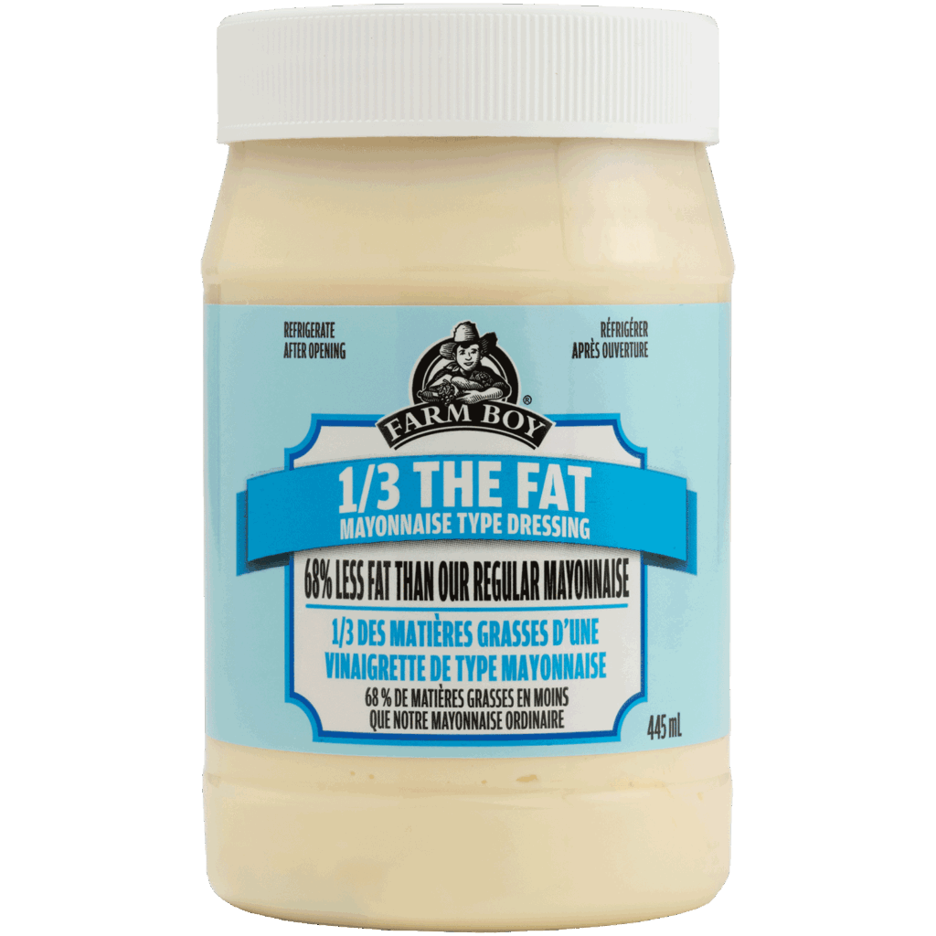 Jar of Farm Boy 1/3 the Fat Mayonnaise
