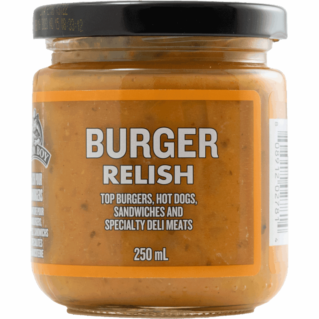 Jar of Farm Boy Burger Relish