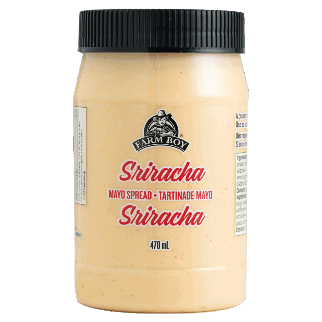 Jar of Farm Boy Sriracha Mayo Spread