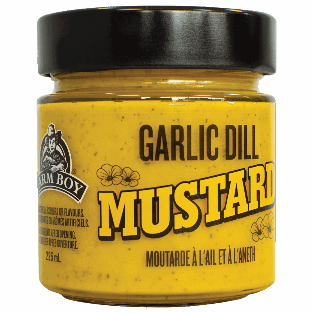 Jar of Farm Boy Garlic Dill Mustard