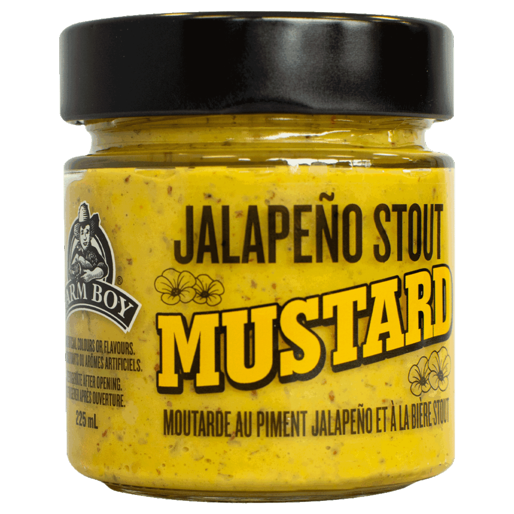 Jar of Farm Boy Jalapeno StoutMustard