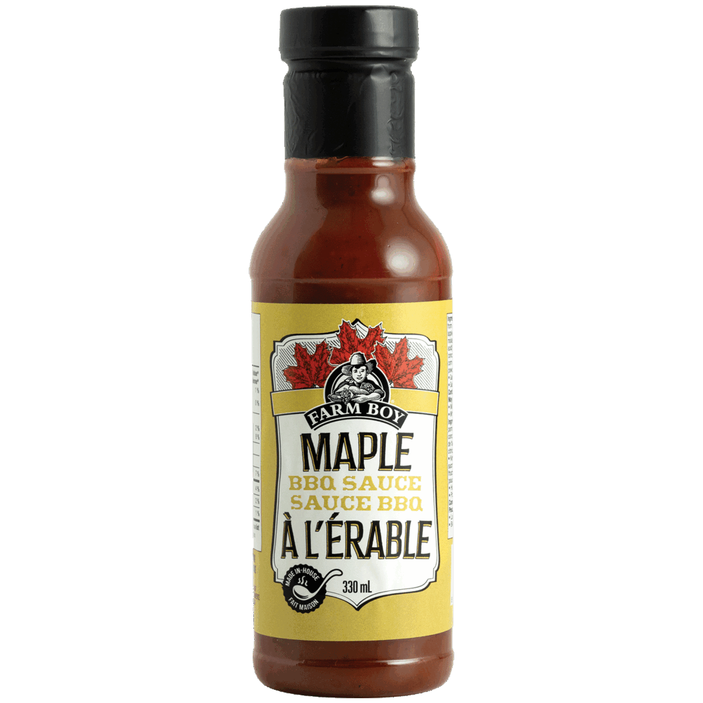 Bottle of Farm Boy Maple BBQ Sauce
