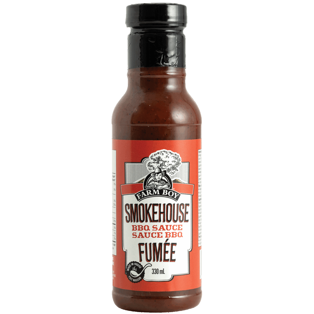 Bottle of Farm Boy Smokehouse BBQ Sauce