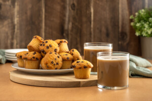 Farm Boy Salted Caramel Oat Latte and Muffins