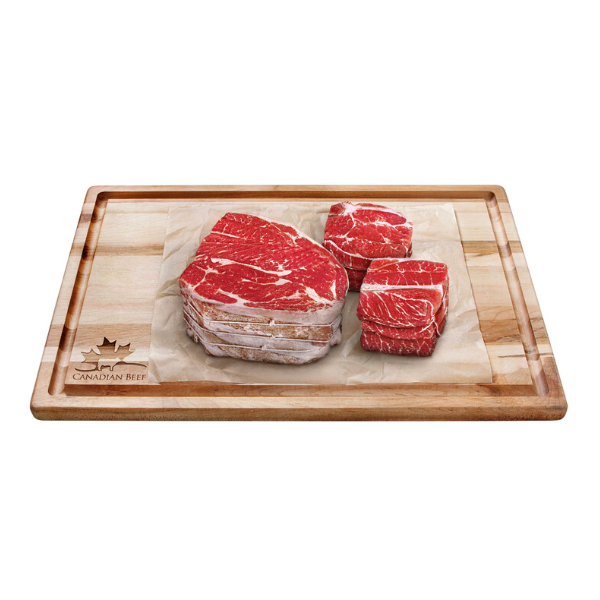 Cutting board with blade pot roast