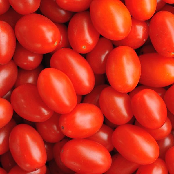 Pile of grape tomatoes