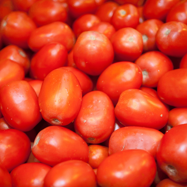 Pile of Roma tomatoes