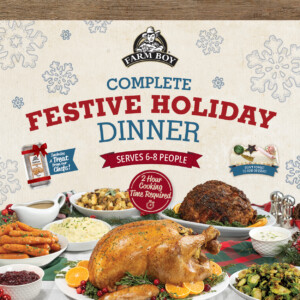 Christmas Dinner at Farm boy with Yule Log FY26