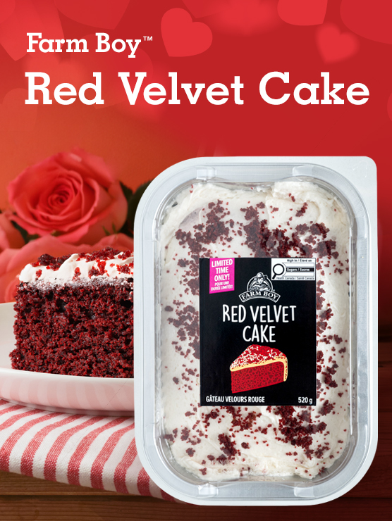 Red Velvet Cake at Farm Boy