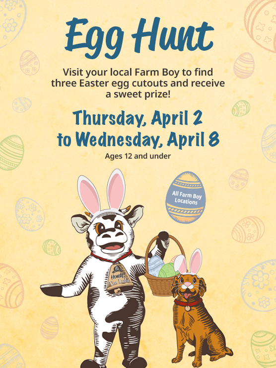 Easter Egg Hunt at Farm Boy