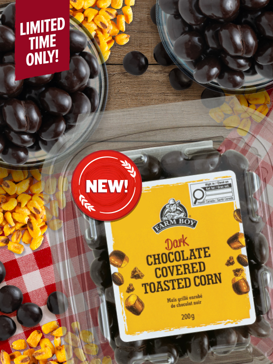 Toasted Corn Chocolate covered