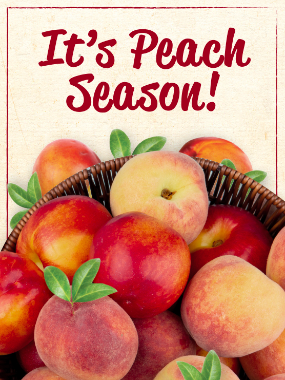 Peach Season in Ontario at Farm Boy