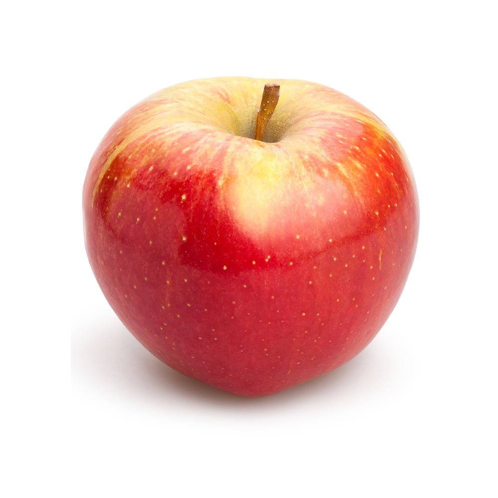 Isolated apple on white background