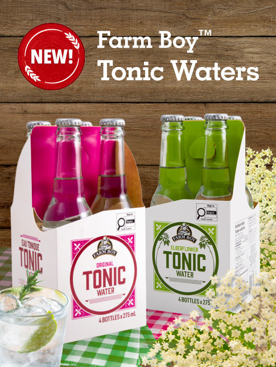 Tonic water at Farm Boy